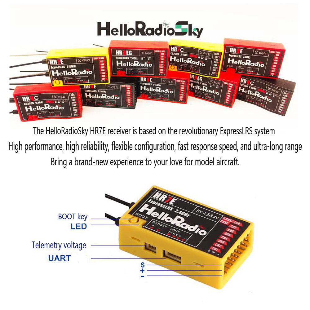 HelloRadio HR7E ELRS PWM 7CH R - Radiomaster Ranger 2.4Ghz Elrs Module review and price